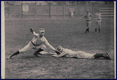 Arthur Irwin and Tommy McCarthy of the Philadelphia Quakers. Click to enlarge.