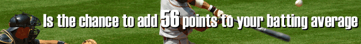 Is the chance to add 50 points to your batting average worth a few minutes of your time?