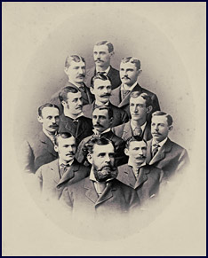 Boston Baseball Team, 1885. Click to enlarge.