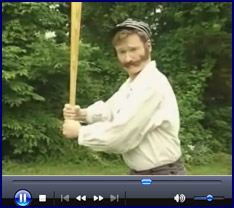 Conan O'Brien plays vintage baseball at Old Bethpage. Click here for the video.
