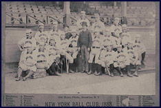 New York Giants Baseball Team, 1888. Click to enlarge.