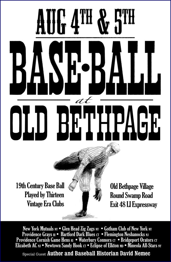 Baseball history photo Old Bethpage BaseBall Poster Click photo to return 