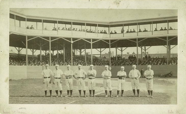 Baseball history photo: The Philadelphia Phillies. Click photo to return to previous page.