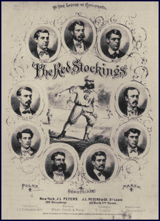 Cincinnati Red Stockings Polka Sheet Music photo. Click to enlarge.