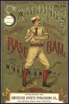 Spalding's Official Base Ball Guide 1900. Click to enlarge.