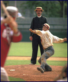 Eric “Express” Miklich pitching. Click to enlarge.