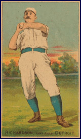 Baseball card featuring Hardy Richardson. Click to enlarge.