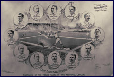 team national league baseball 1895 captains leagues history circa chicago association cleveland louis st baltimore players managers washington 19th cincinnati