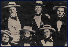A photo purported to be of the New York Knickerbockers Baseball Club circa 1847. Click to enlarge.
